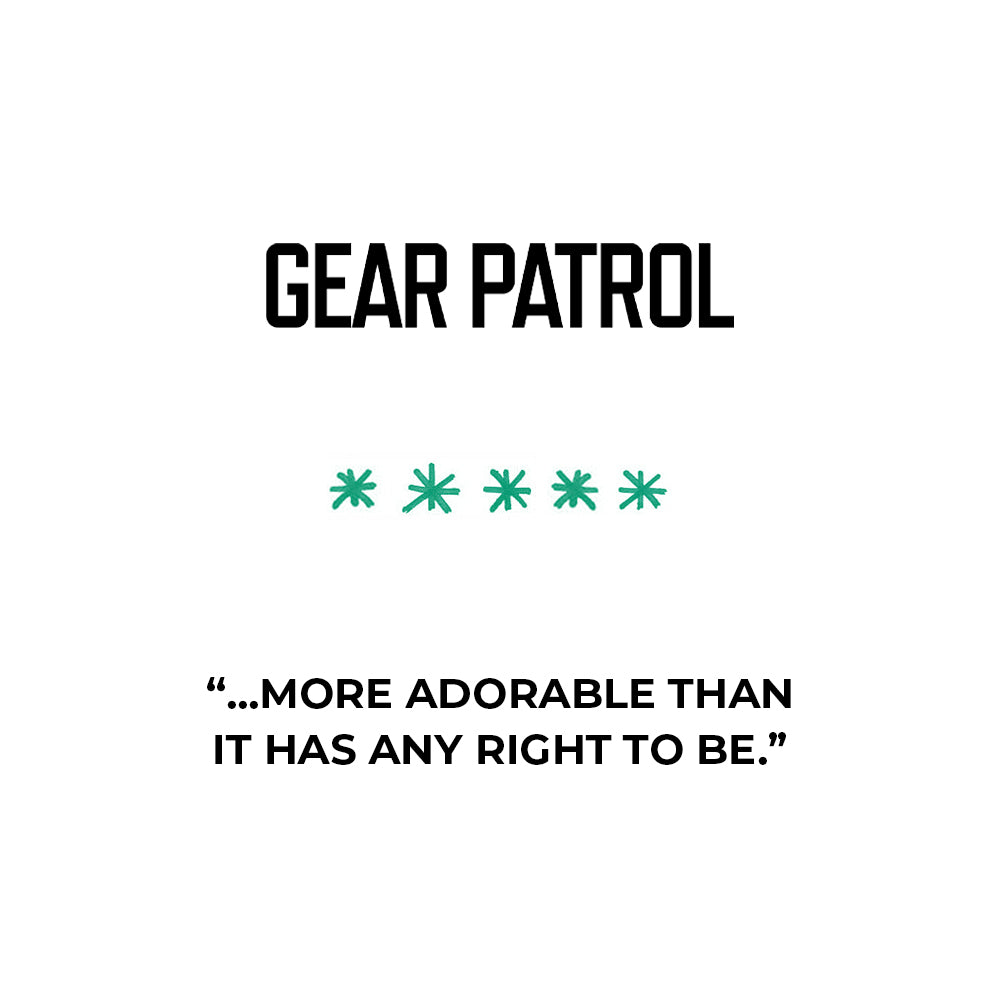 Gear Patrol: "...more adorable than it has any right to be."