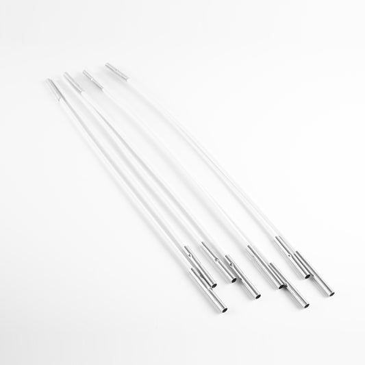 Basecamp Dome Tent poles on white background